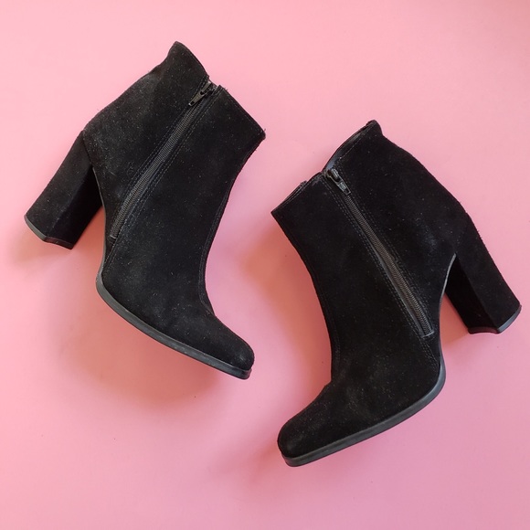 Dolcis Shoes - SALE Dolcis Black Suede Double Zip Bootie